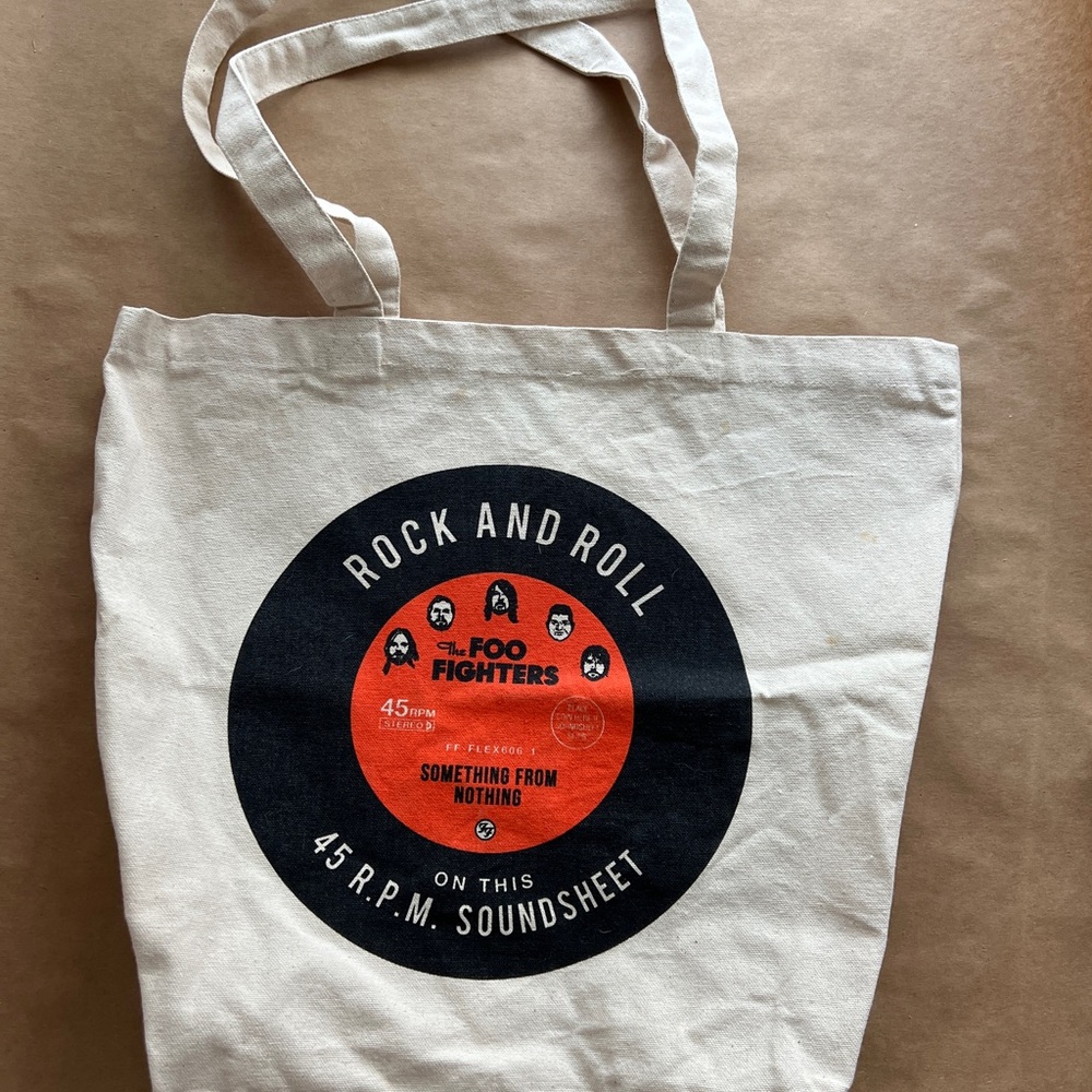 Foo Fighters Rock and Roll Tote Bag